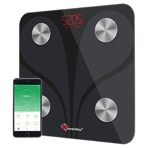 PowerMax Fitness BCA-130 Bluetooth Body Fat Scale - Body Composition Analyser with SmartPhone App