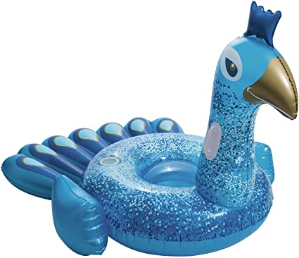 Pretty Peacock Inflatable Float