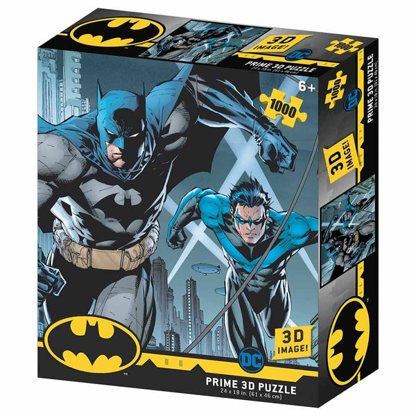 Prime 3D Puzzles - DC Comics - Batman and Nightwing - 1000 pcs Puzzle
