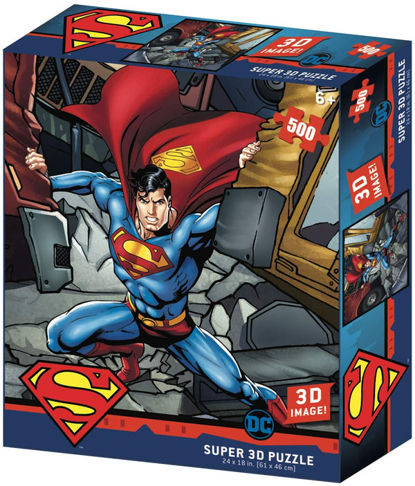 Prime 3D Puzzles - DC Comics - Superman Strength 500 pcs Puzzle