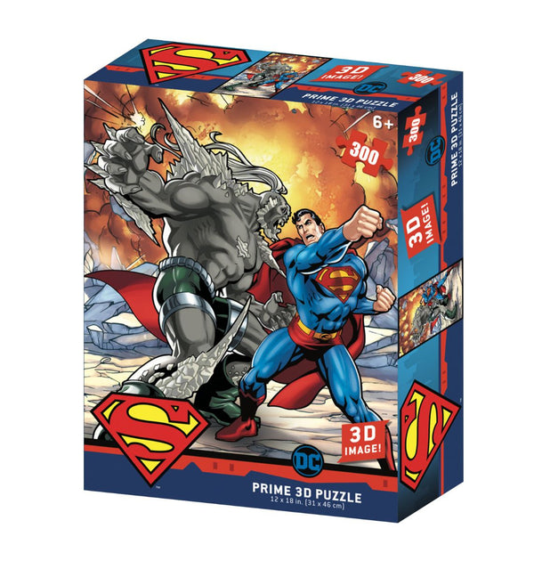 Prime 3D Puzzles - DC Comics - Superman vs Doomsday 300 pcs Puzzle