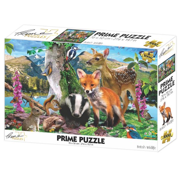 Prime 3D Puzzles - Howard Robinson - British Wildlife 1000 pcs Puzzle