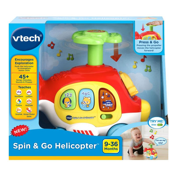 PUSH & SPIN HELICOPTER