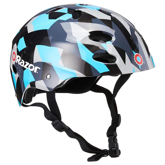 Razor Child Helmet Blue Geo V-17 - Buy Now – Bait AL Tarfeeh