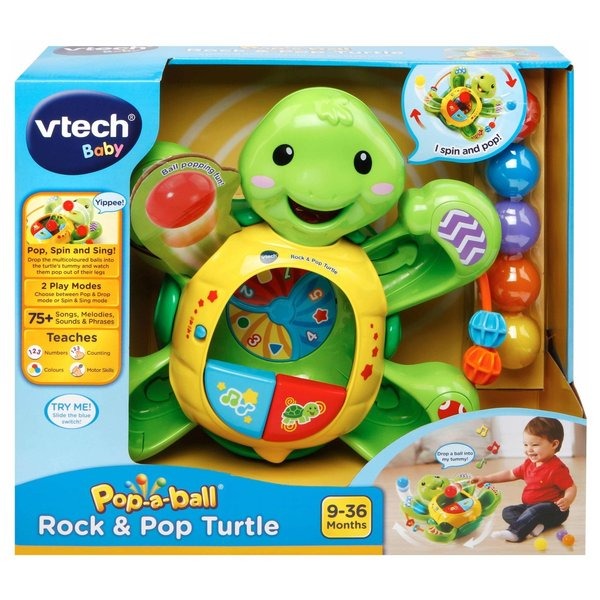 ROCK & POP TRUTLE   (BALL PLAY TOY)