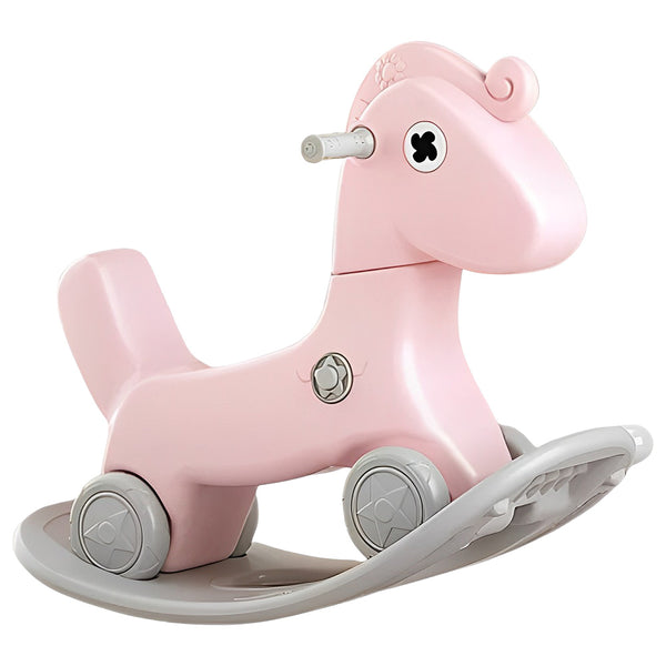 Rocking Multifunctional Horse For Kids, My Baby Pony 2-in-1 Rocking Horse Walker Toy - (Multicolour)