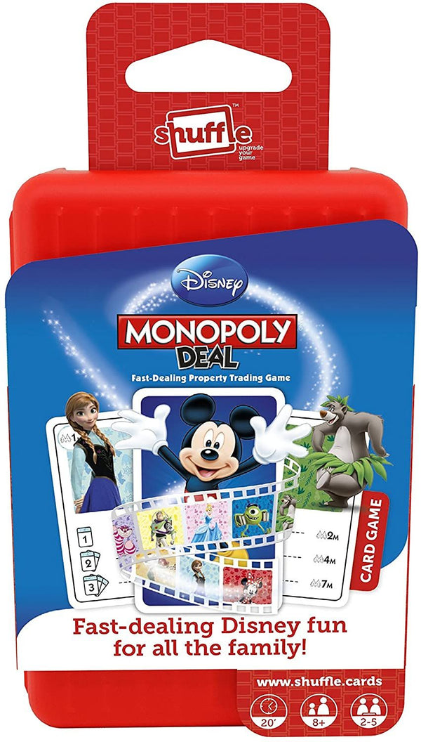 Shuffle Disney Monopoly Deal Card