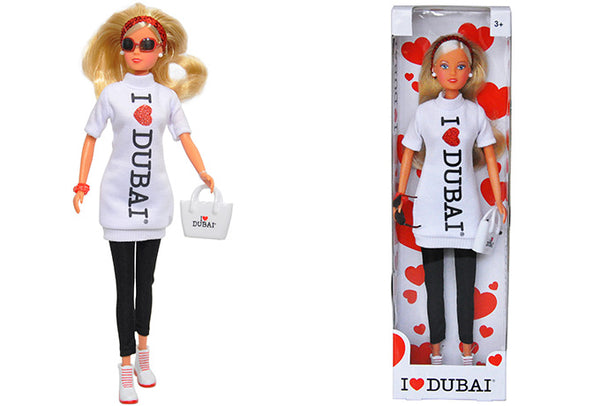 SIMBA - I LOVE DUBAI DOLL WITH TOTE BAG