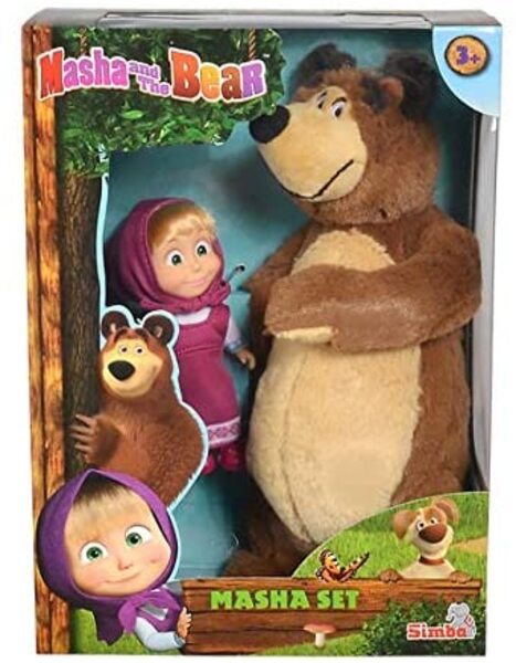 Simba - Masha Set Plush bear with Doll, small