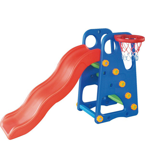 Slide with Basketball Stand