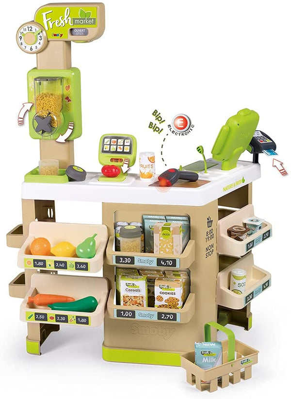 SMOBY - FRESH MARKET WITH 43 ACCESSORIES