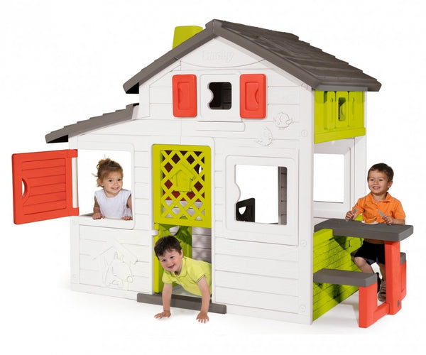 SMOBY - FRIENDS HOUSE PLAYHOUSE + SUMMER KITCHEN