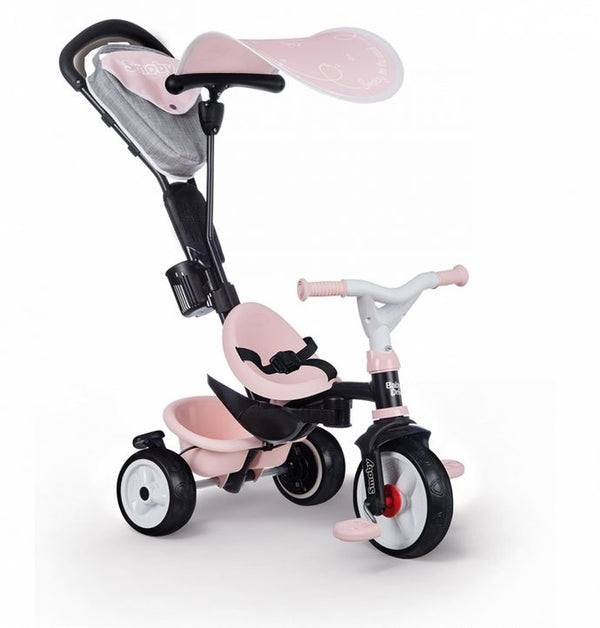 سموبي - دراجة ثلاثية العجلات للأطفال بالإضافة إلى اللون الوردي