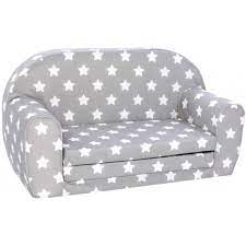 Sofa Bed - Grey with White Stars