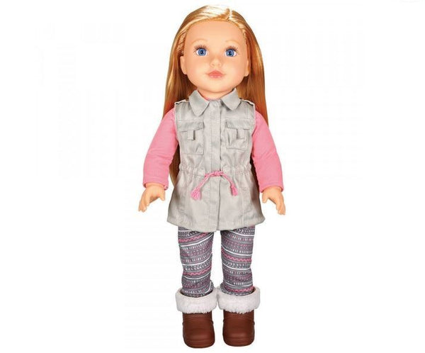 Soft bodied poseable girl doll - Lilybeth
