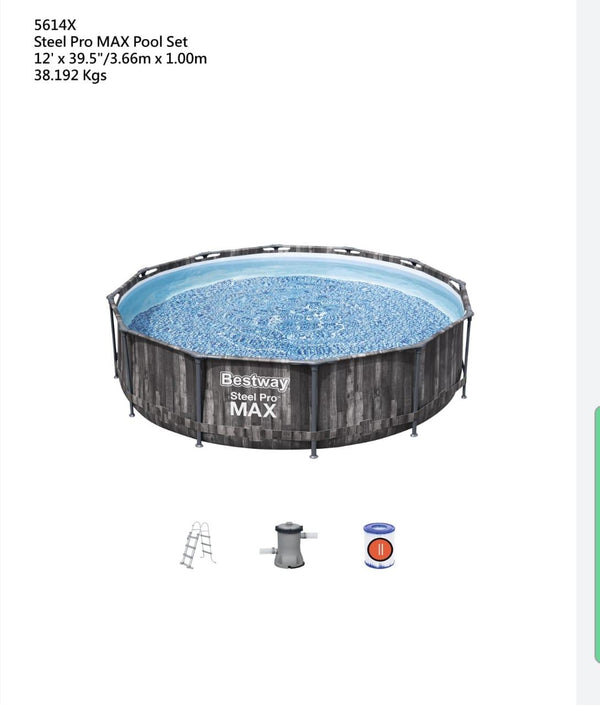 Steel Pro Max Deluxe circular pool from Bestway