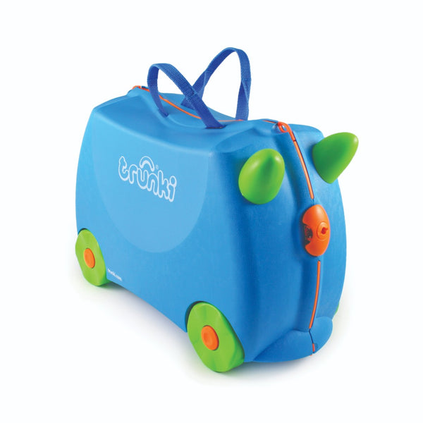 Terrance Upgraded Kids Suitcase Blue