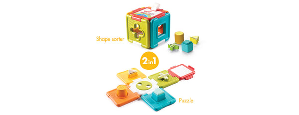 Tiny Love - 2 in 1 Shape Sorter & Puzzle