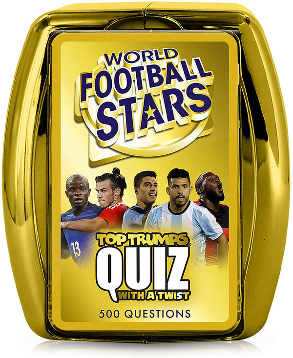 Toptrumps Quiz Game World Football Stars
