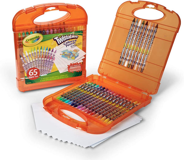 Twistables® Colored Pencils & Paper, 65 Piece Set