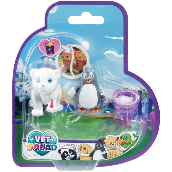 Vet Squad - Animals -Pack of 3 - Baby Penguin & Pup - Suitable for 4 years and above
