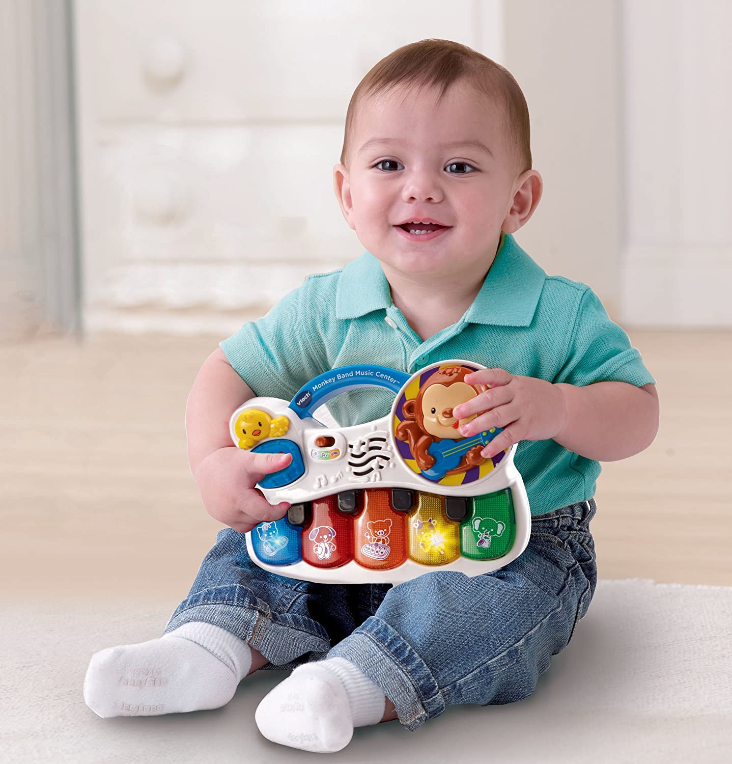 Vtech Baby My Monkey Band -Multicolor – Bait AL Tarfeeh