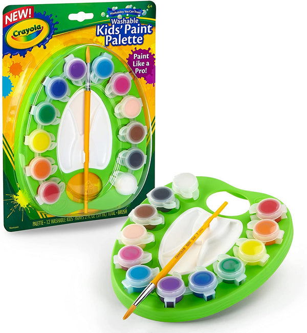 مجموعة ألوان الطلاء للأطفال قابلة للغسل
