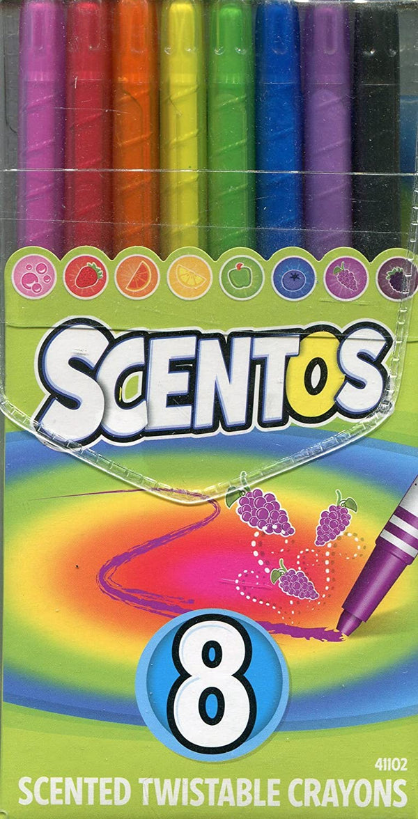 Weveel Scentos Scented Twist Up Crayons Pack of 8 - Multicolor