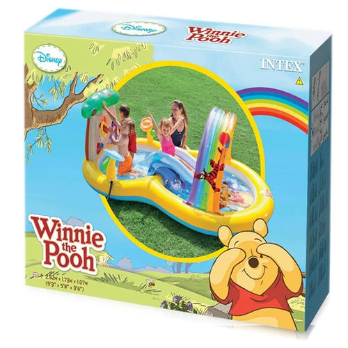 Winnie The Pooh double pool with slide