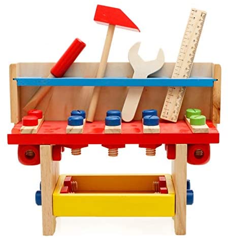 Wooden Puzzle Tool Table Educational Toy