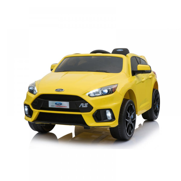 Yellow Ford Rs Ride on car