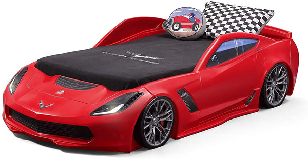 Z06 Corvette Toddler To Twin Bed W Lights